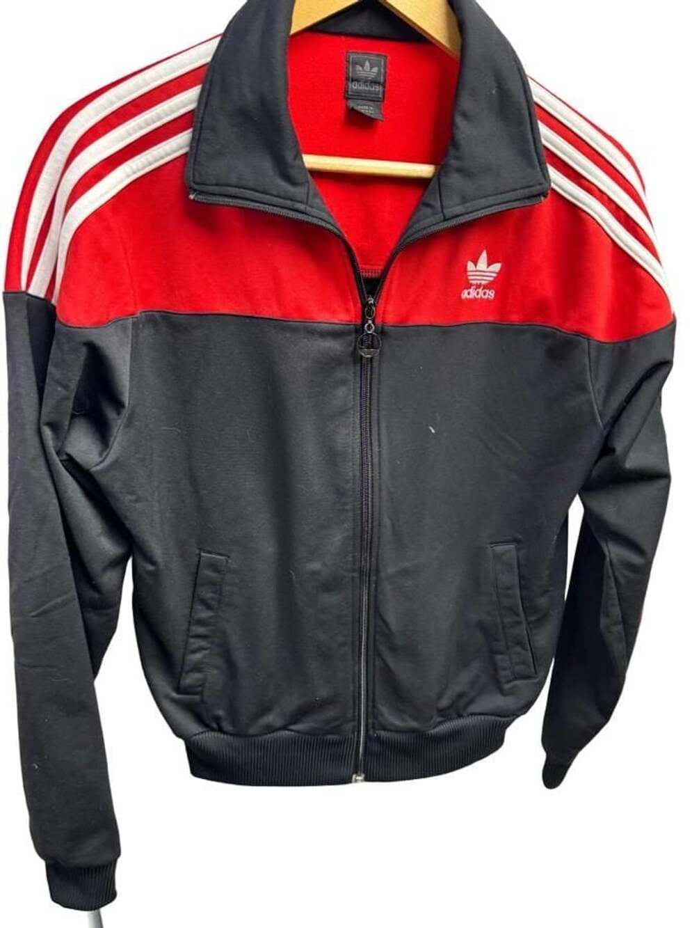 Adidas Originals Georgia 2005 Men Zip Jacket Track Top Red Black White